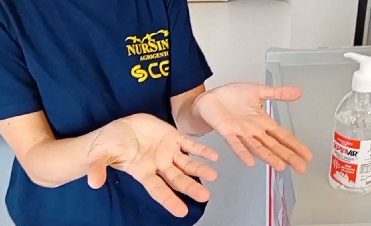 disinfezione mani